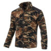 FLEECE 350G CAMO ZWART VERSTERKT