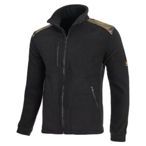 FLEECE 350G ZWART CAMO VERSTERKT