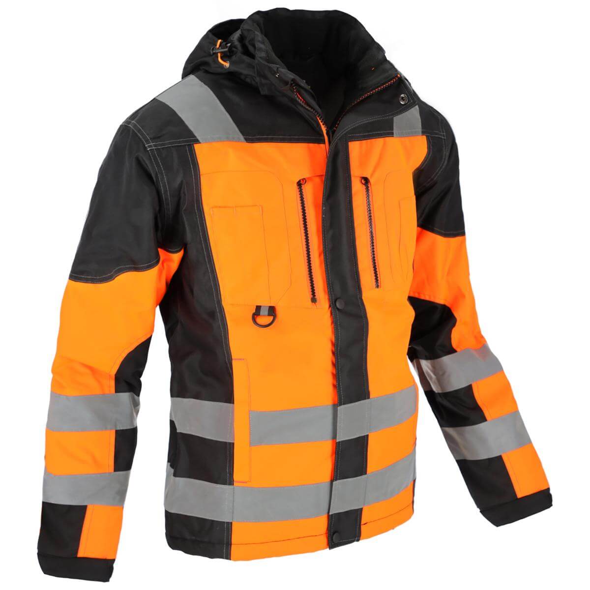 GEVOERDE JAS LOGIC ORANGE
