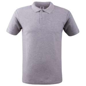 HERENPOLO MPS180 GRIJS GEMÊLEERD