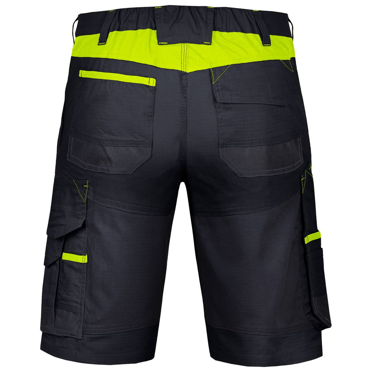 KORTE WERKBROEK BARI SPANDEX BLACK - Afbeelding 4