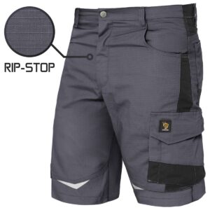 KORTE WERKBROEK HELICON RIP-STOP GRAY