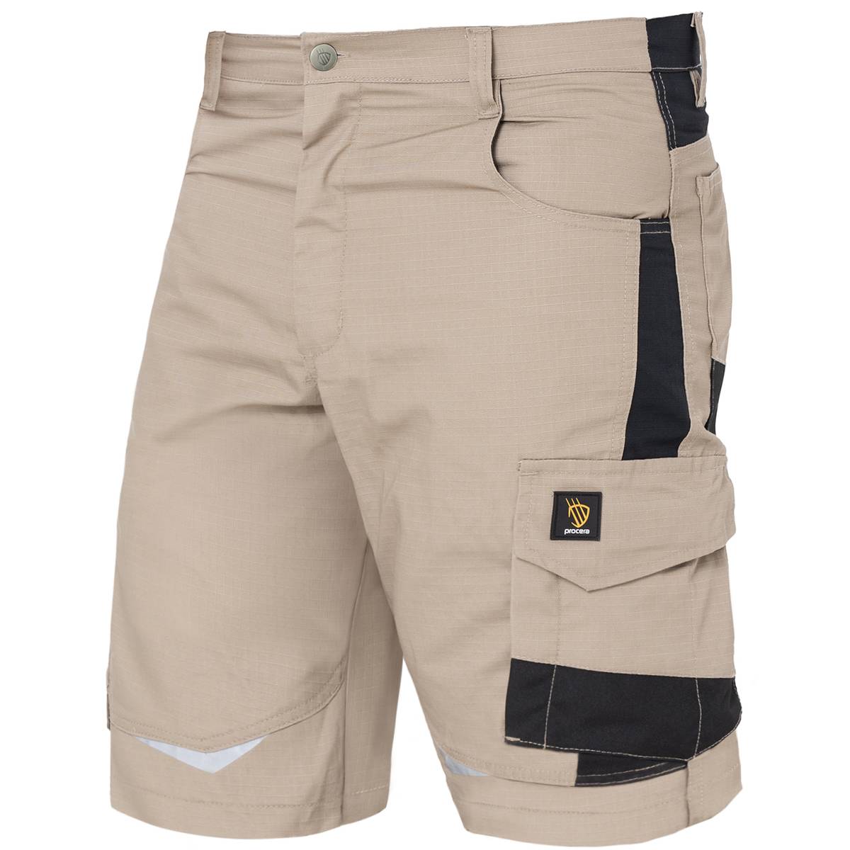 KORTE WERKBROEK HELICON RIP-STOP KHAKI - Afbeelding 2