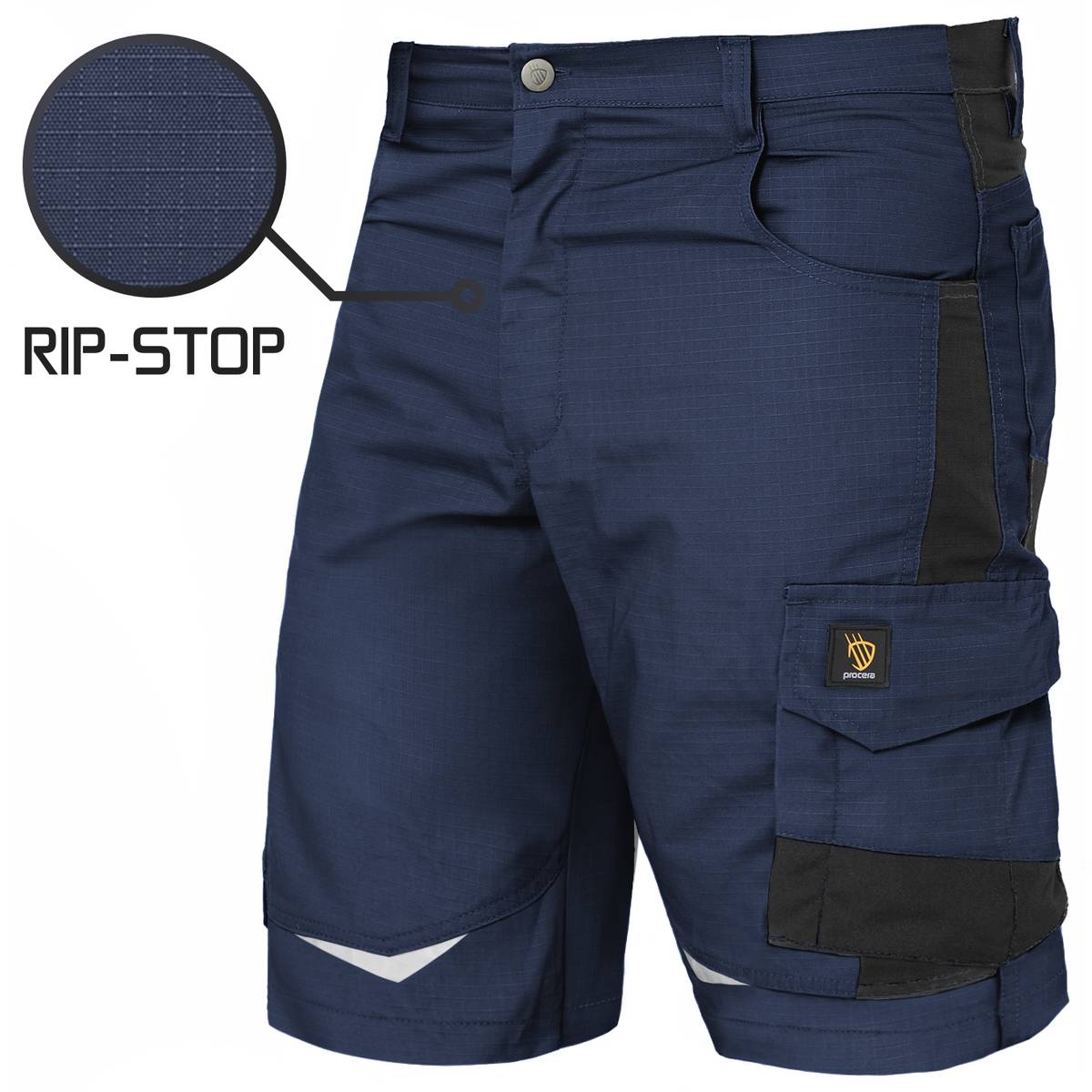 KORTE WERKBROEK HELICON RIP-STOP NAVY