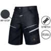 KORTE WERKBROEK LANDER SPANDEX BLACK