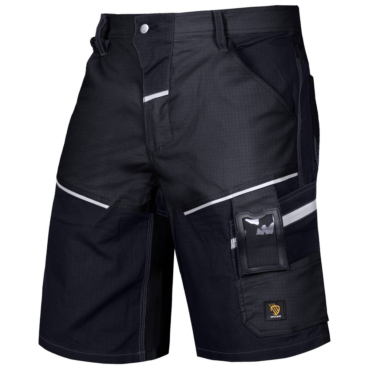 KORTE WERKBROEK LANDER SPANDEX BLACK - Afbeelding 2