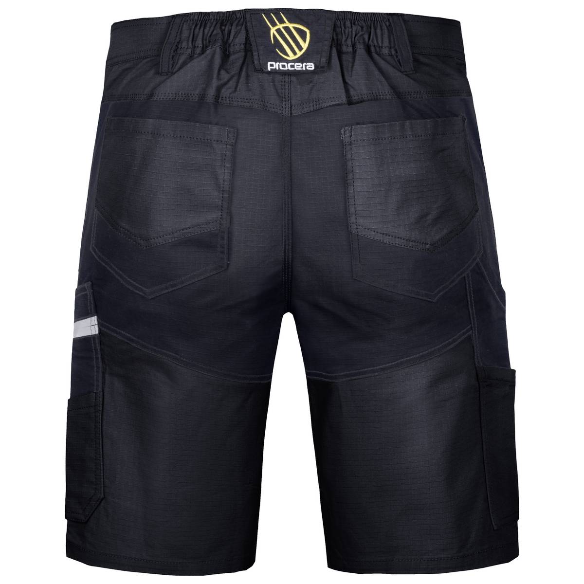 KORTE WERKBROEK LANDER SPANDEX BLACK - Afbeelding 4