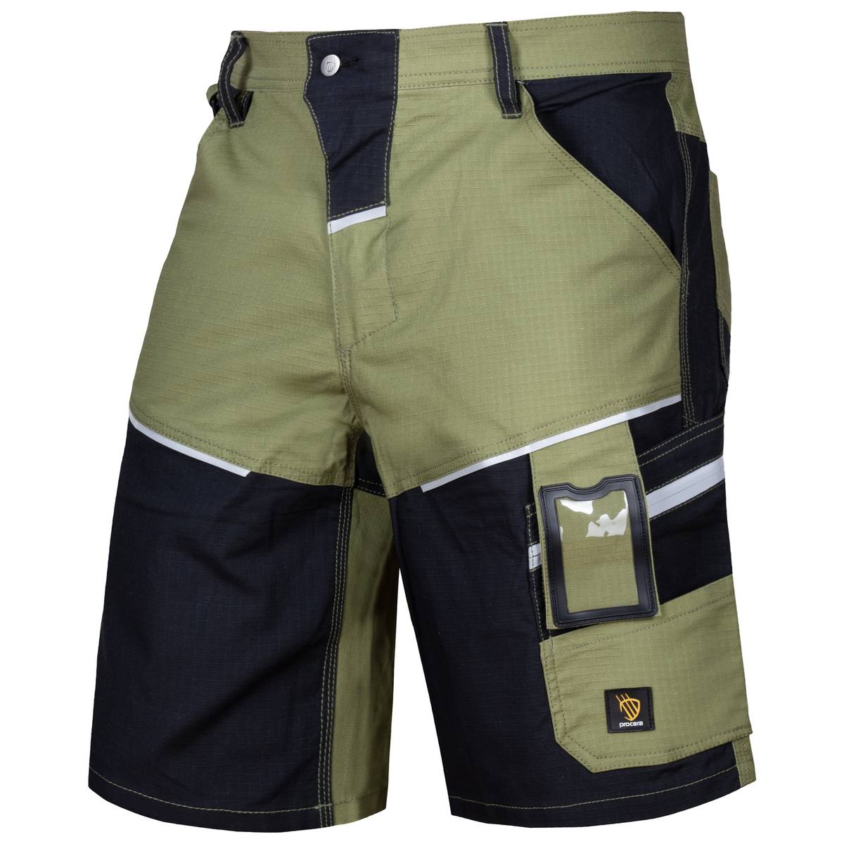KORTE WERKBROEK LANDER SPANDEX GREEN - Afbeelding 2