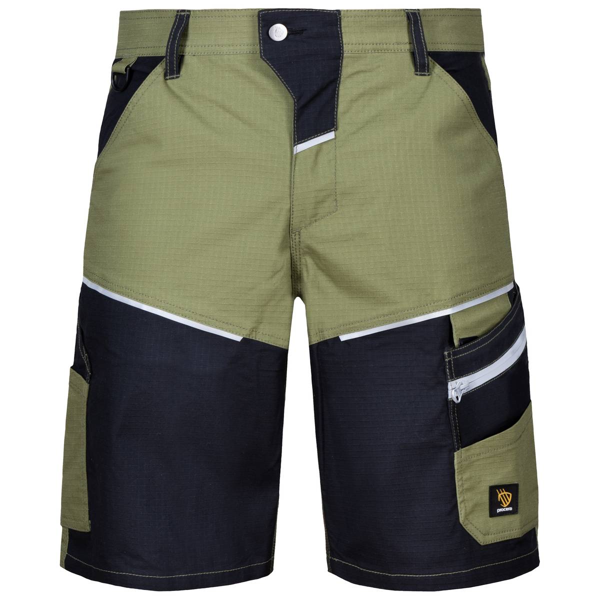 KORTE WERKBROEK LANDER SPANDEX GREEN - Afbeelding 3