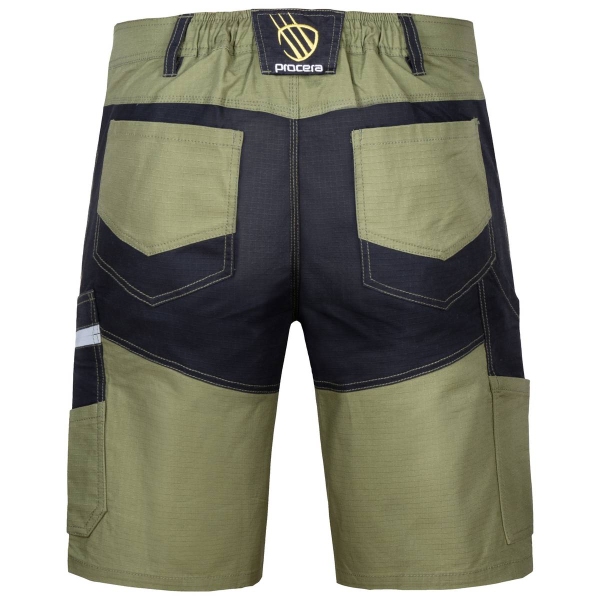 KORTE WERKBROEK LANDER SPANDEX GREEN - Afbeelding 4