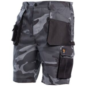 KORTE WERKBROEK PROMAN 260 CAMO GRIJS