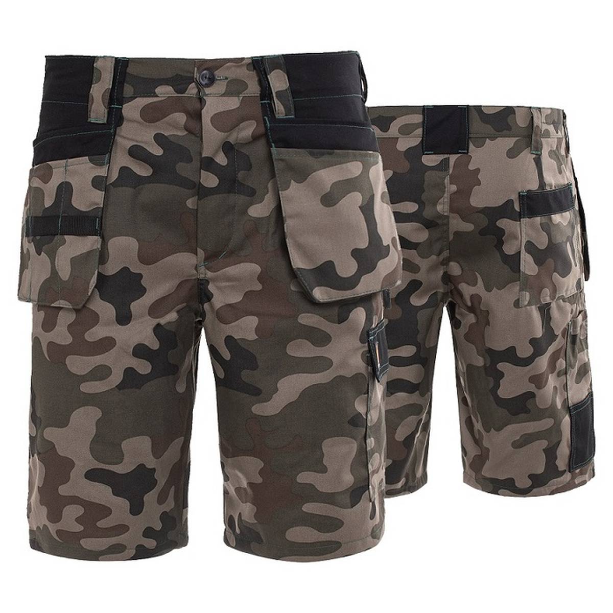KORTE WERKBROEK PROMONTER 260 CAMO