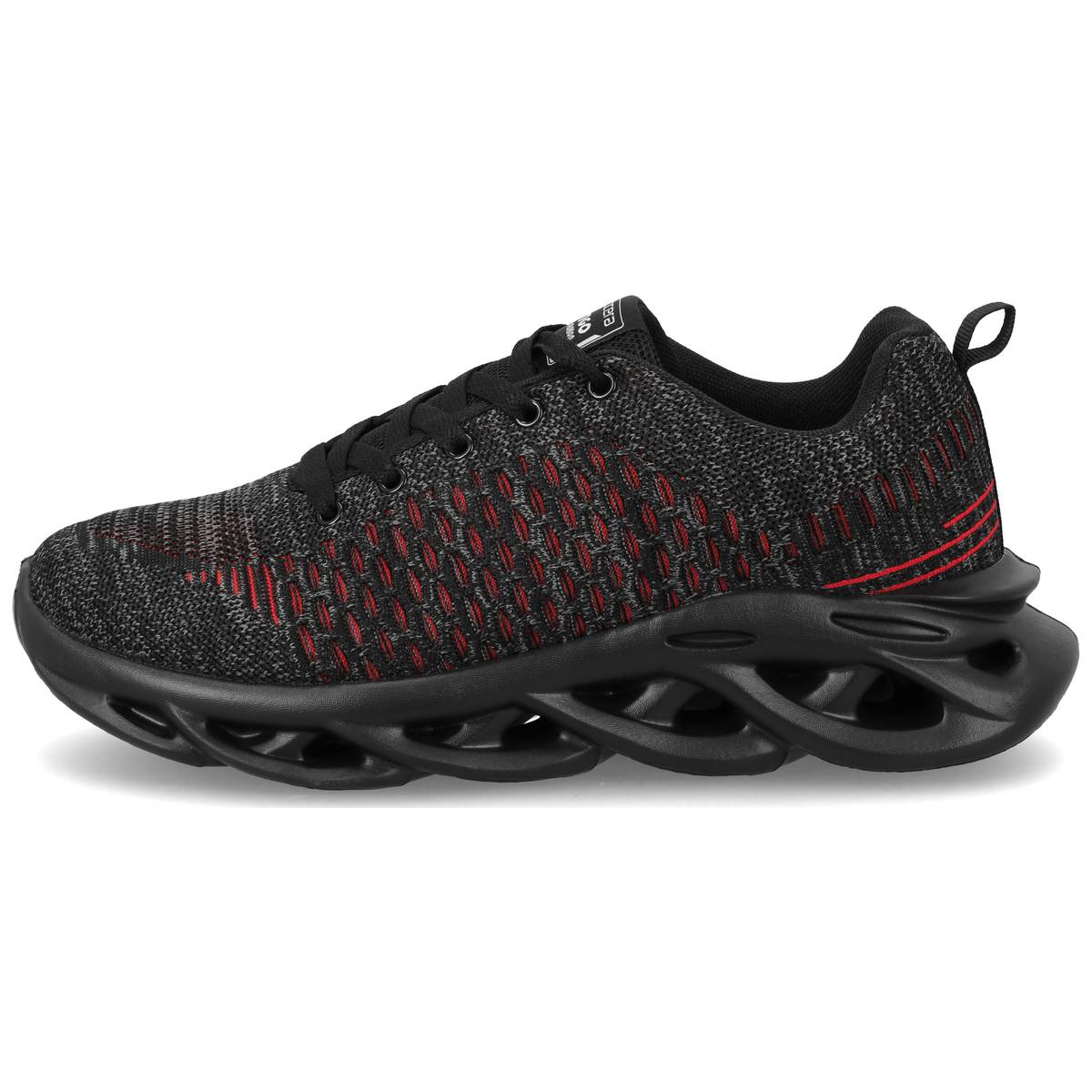 LAGE VRIJETIJDSSCHOENEN NESTIGO BLACK/RED - Afbeelding 3