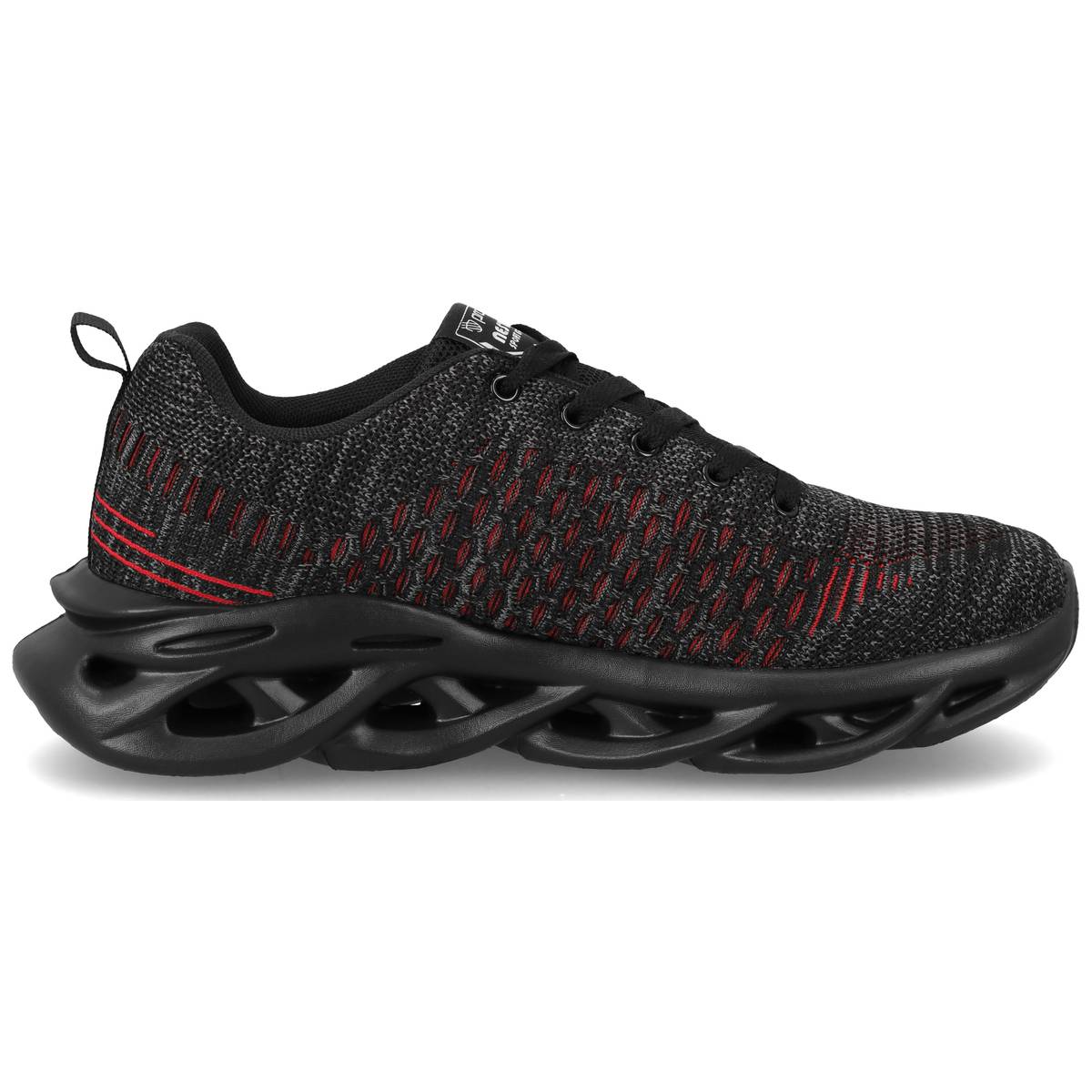 LAGE VRIJETIJDSSCHOENEN NESTIGO BLACK/RED - Afbeelding 4