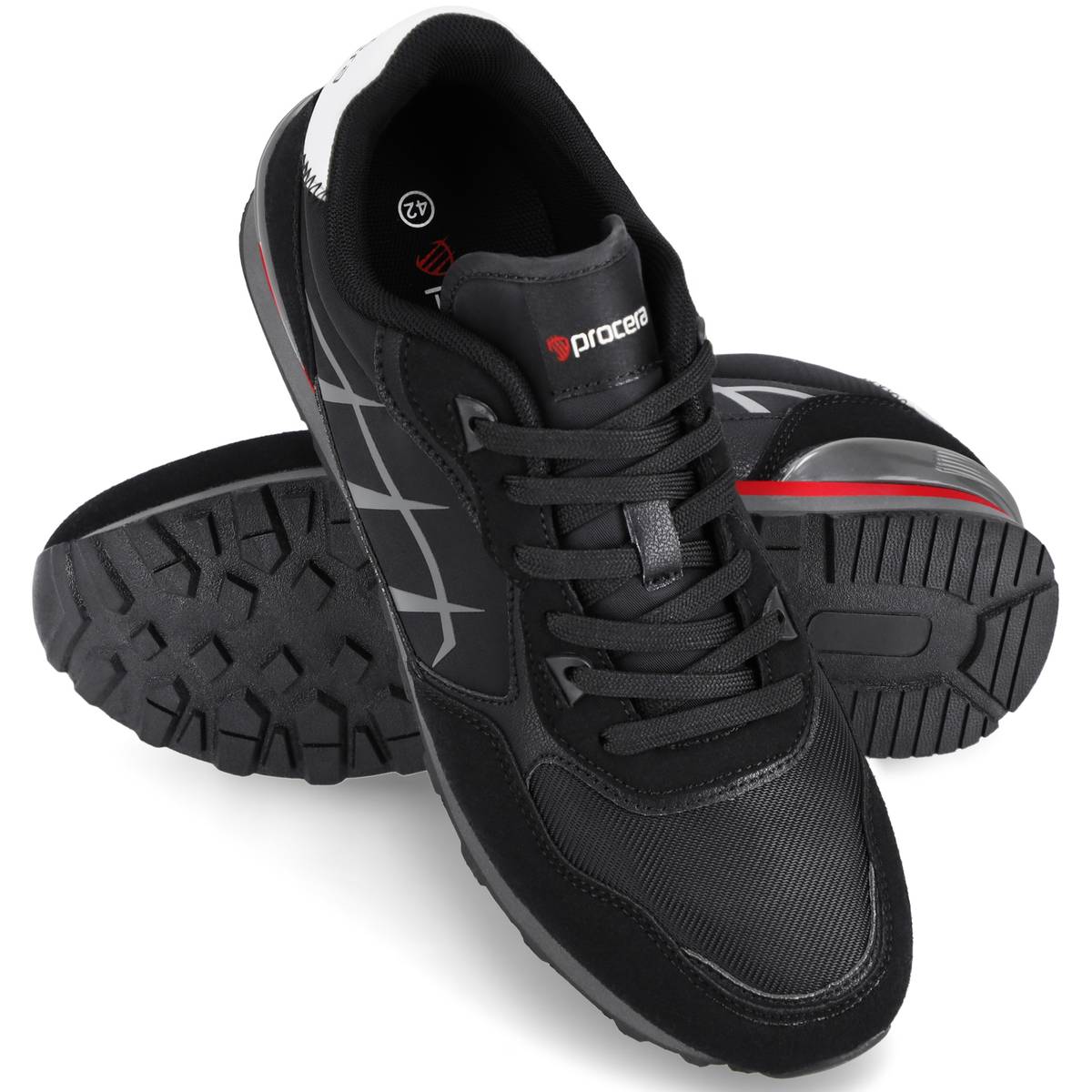 LAGE VRIJETIJDSSCHOENEN RUNNER MARK BLACK - Afbeelding 2