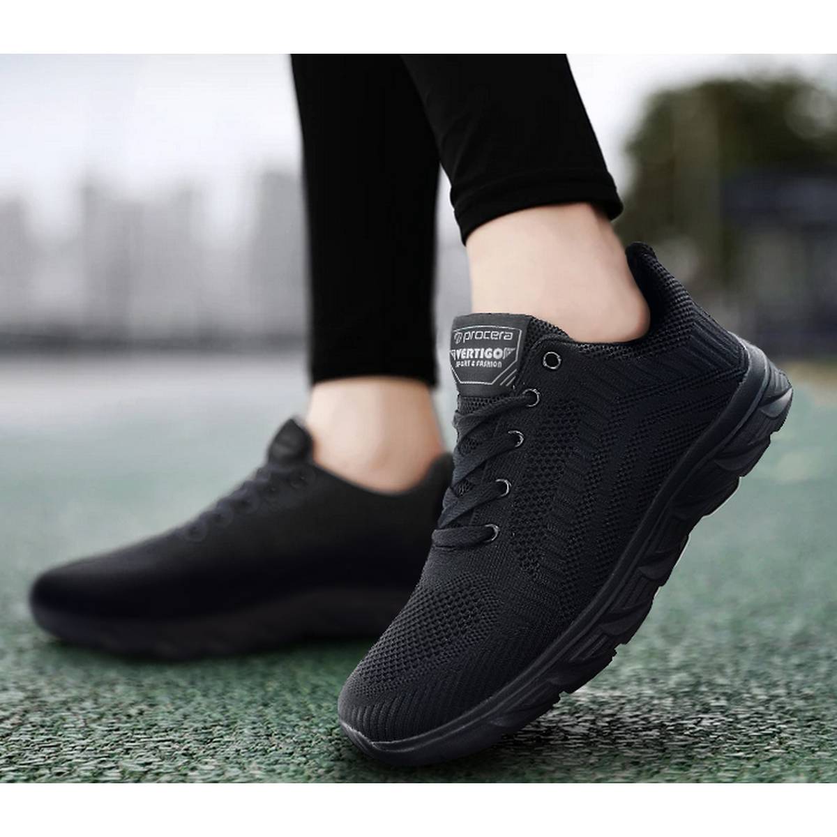 LAGE VRIJETIJDSSCHOENEN VERTIGO BLACK - Afbeelding 3