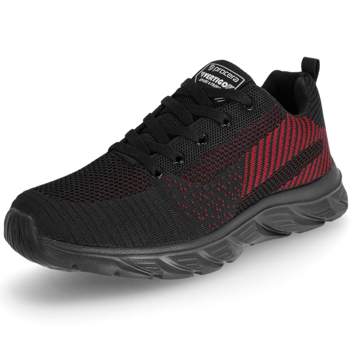LAGE VRIJETIJDSSCHOENEN VERTIGO BLACK/RED