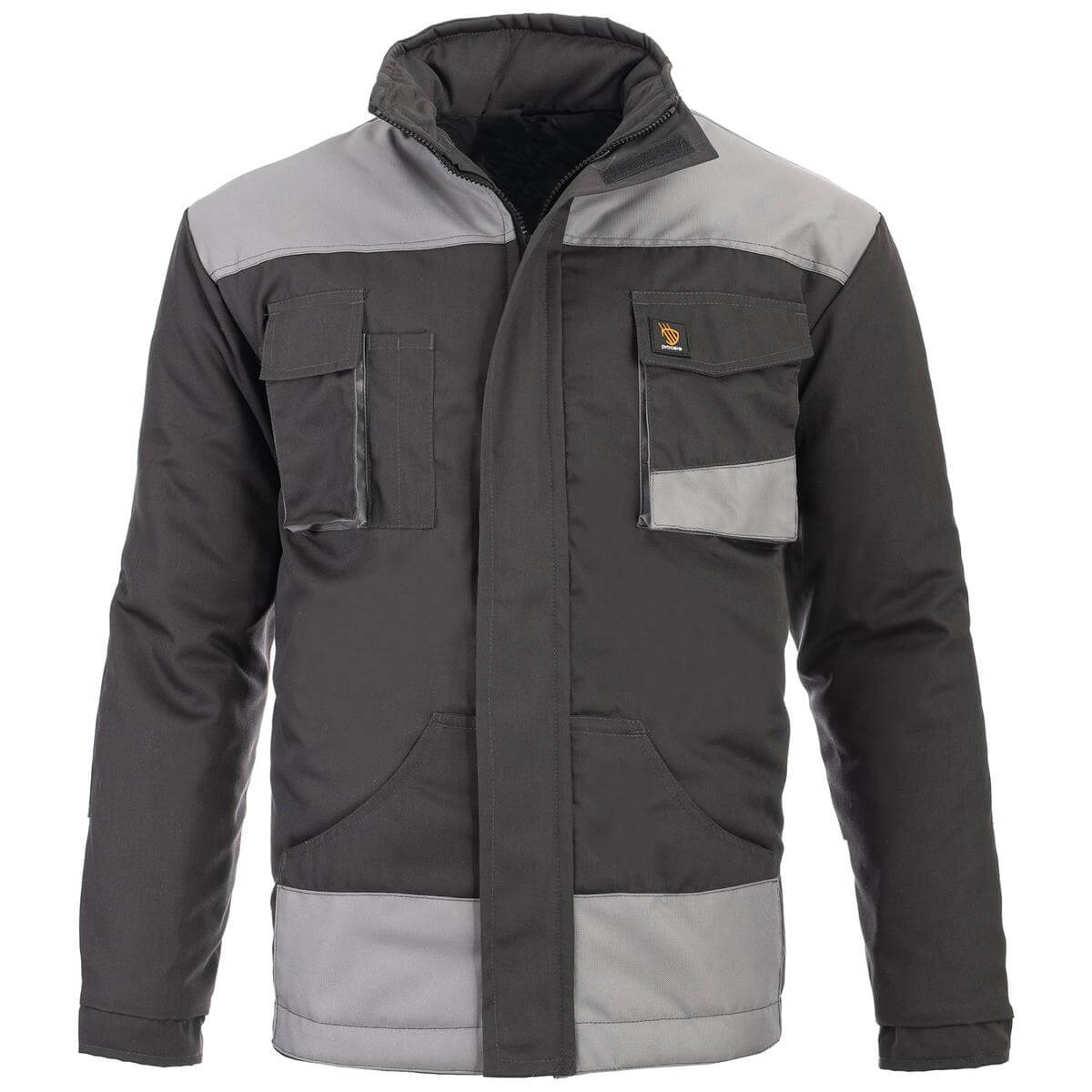 PROMAN GEVOERDE JAS CHARCOAL - Afbeelding 2
