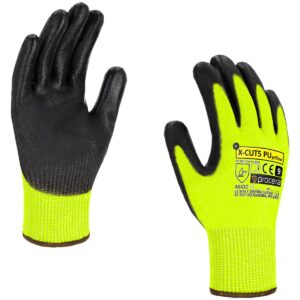 SNIJBESTENDIGE WERKHANDSCHOENEN X-CUT5 PU YELLOW