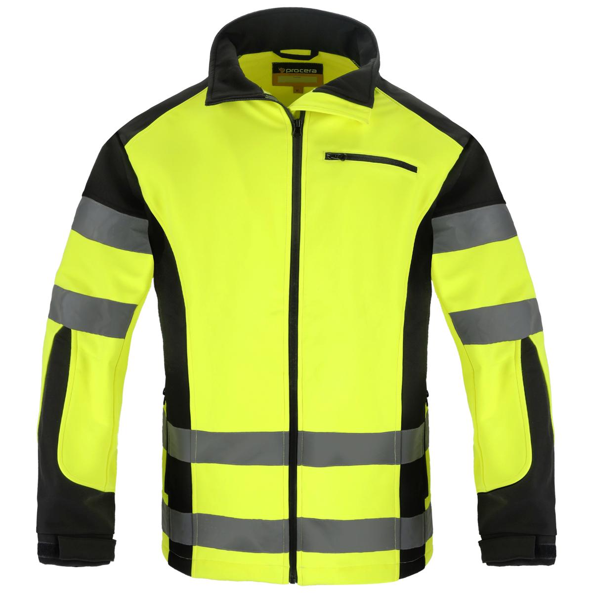 SOFTSHELL JAS SNIPER YELLOW HV - Afbeelding 2