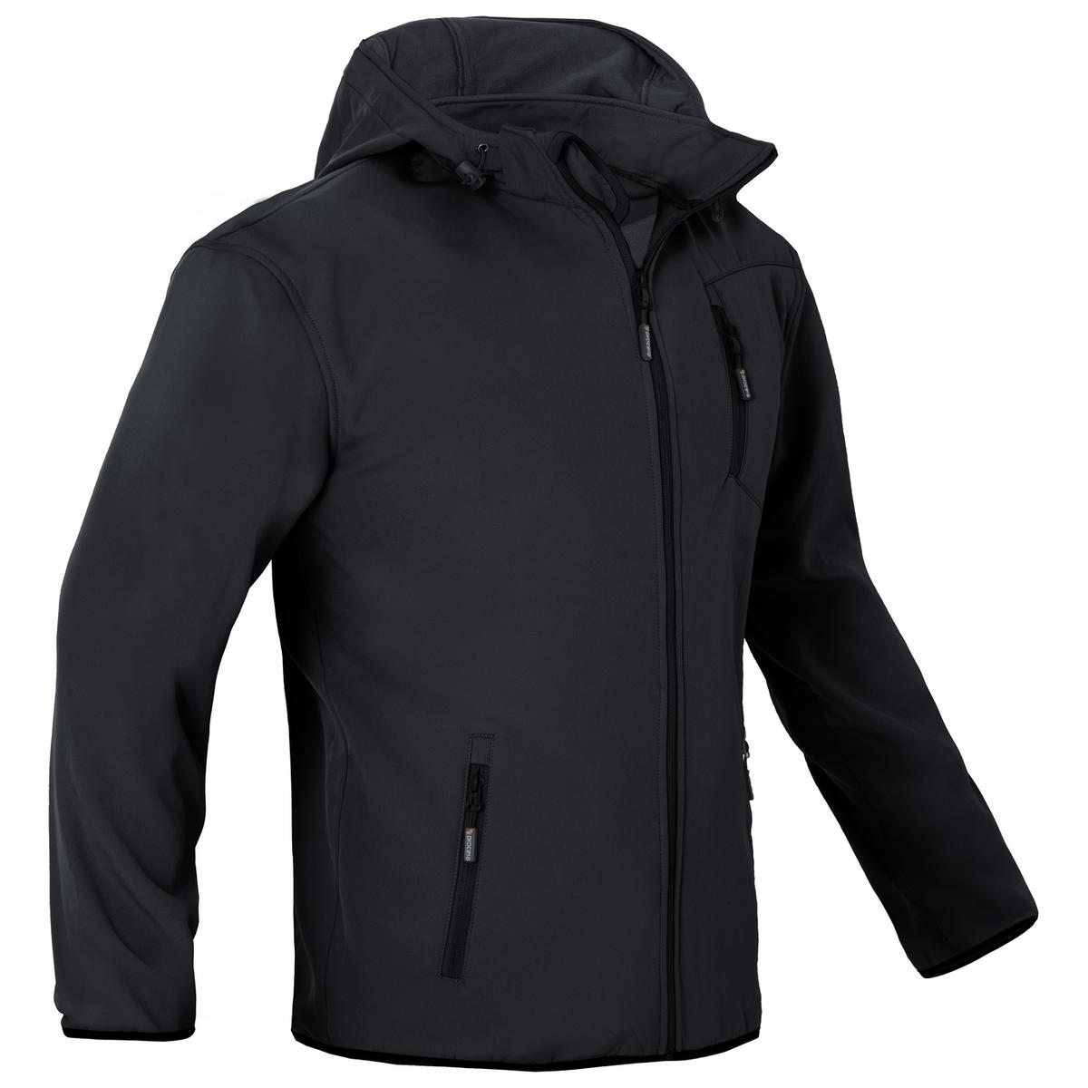 SOFTSHELL TUNDRA ZWART MAAT L