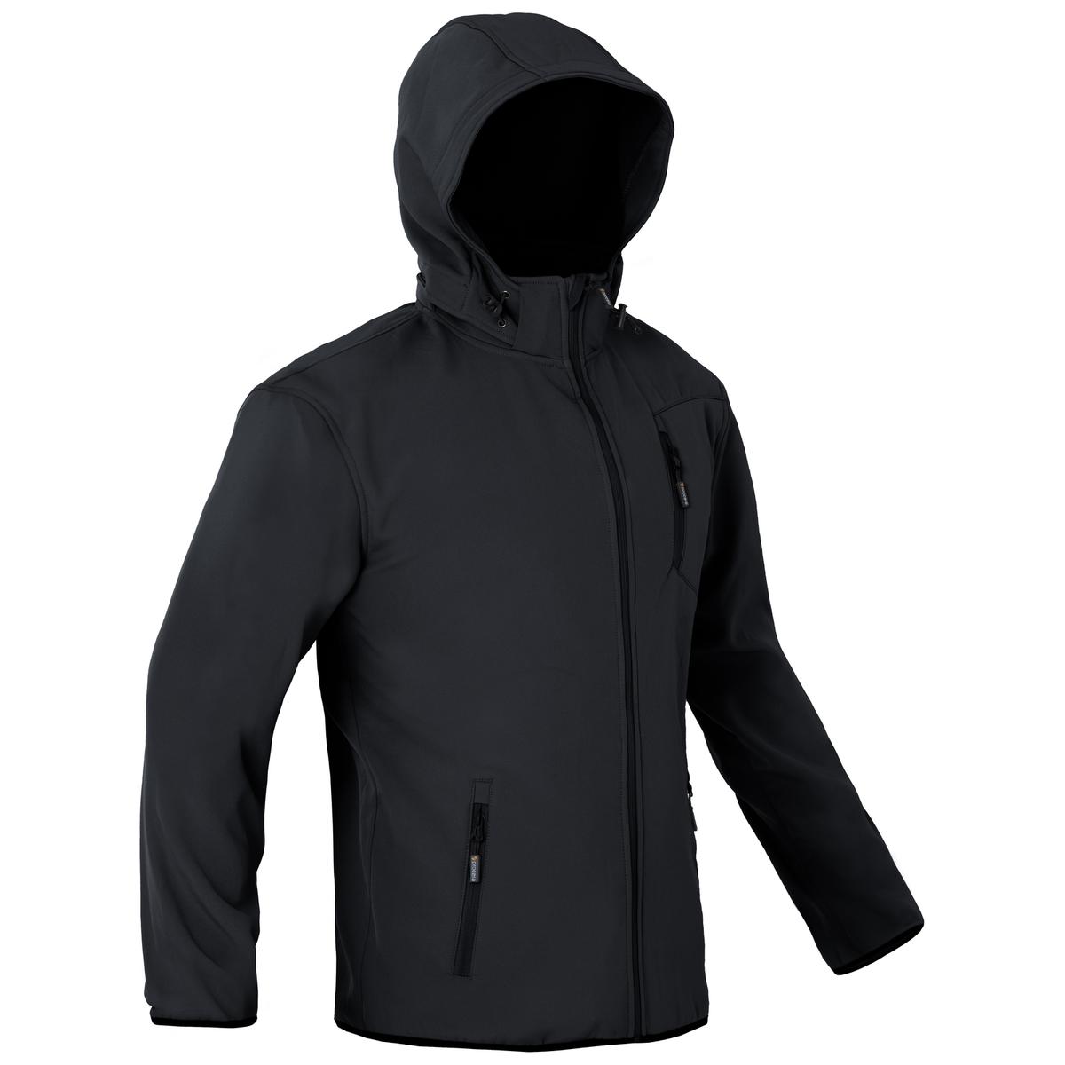 SOFTSHELL TUNDRA ZWART MAAT L - Afbeelding 2