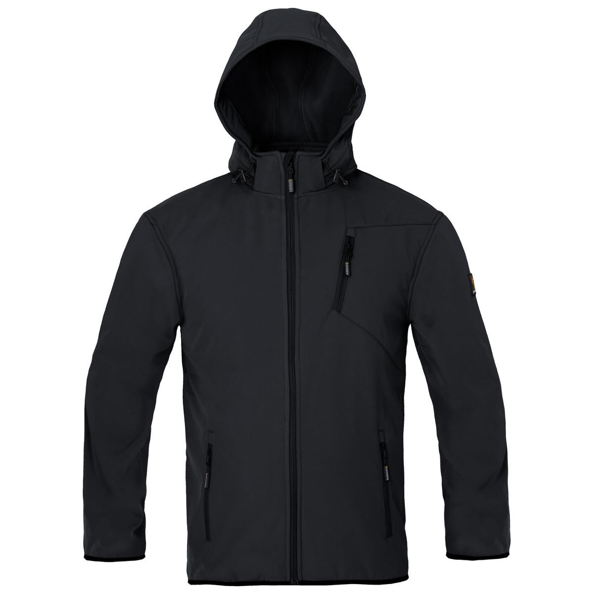SOFTSHELL TUNDRA ZWART MAAT L - Afbeelding 4