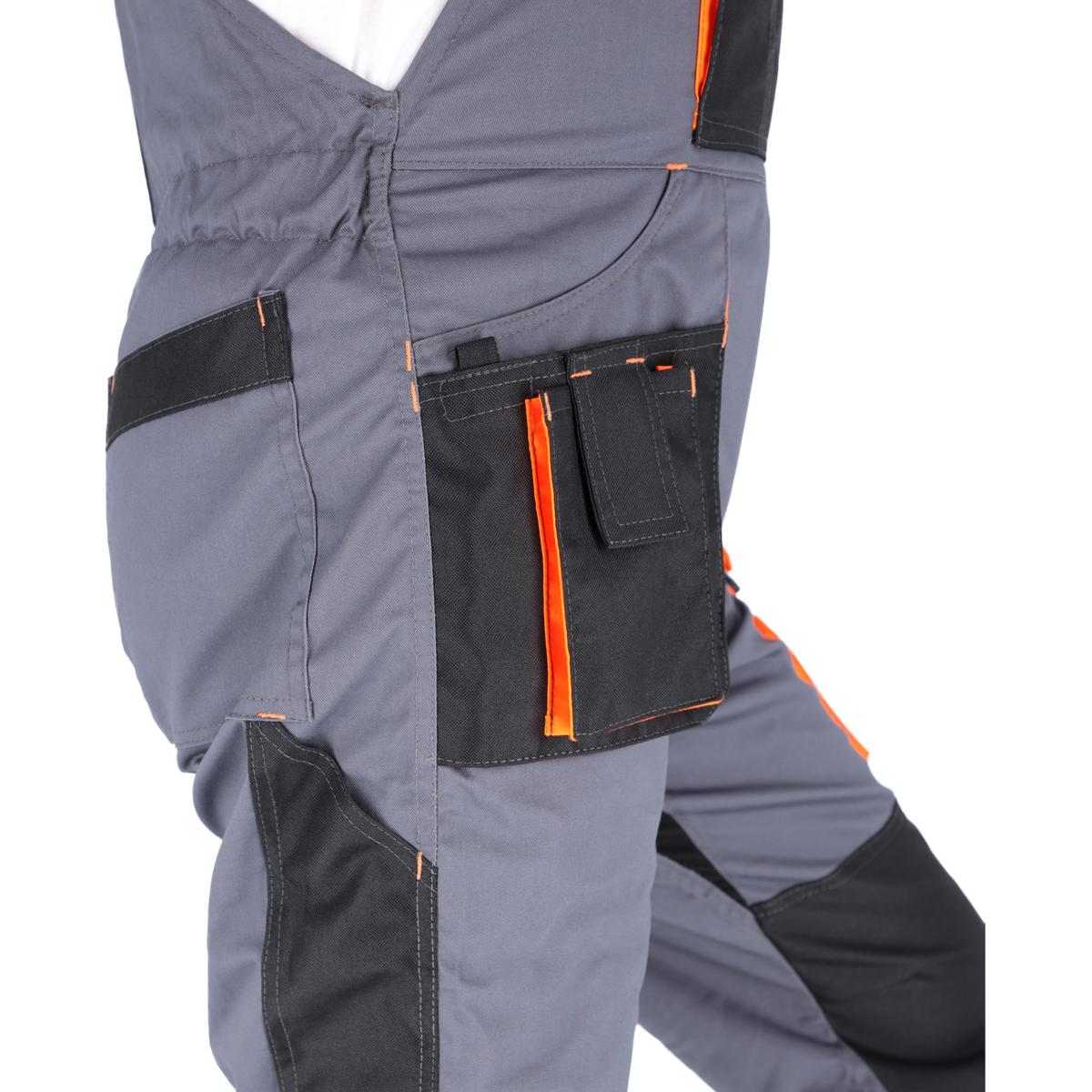 TUINBROEK PROMAN STRETCH 250 GRIJS ORANJE - Afbeelding 4