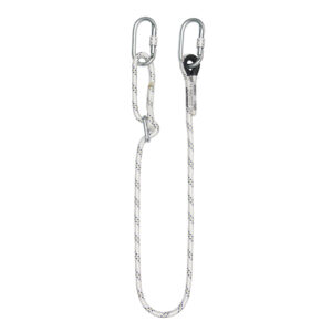 VEILIGHEIDSLIJN LB100 VERSTELBAAR MET HAKEN 2 x AZ011 LENGTE 1,4 M