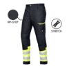 WERKBROEK MEGAWORK RIP-STOP STRETCH BLACK