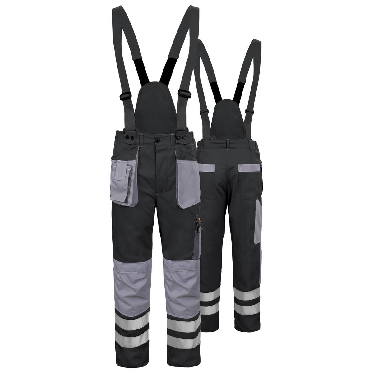 WERKBROEK PROMAN DUAL COTTON 250 GRIJS