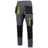 WERKBROEK PROMAN STRETCH 250 GRIJS GEEL