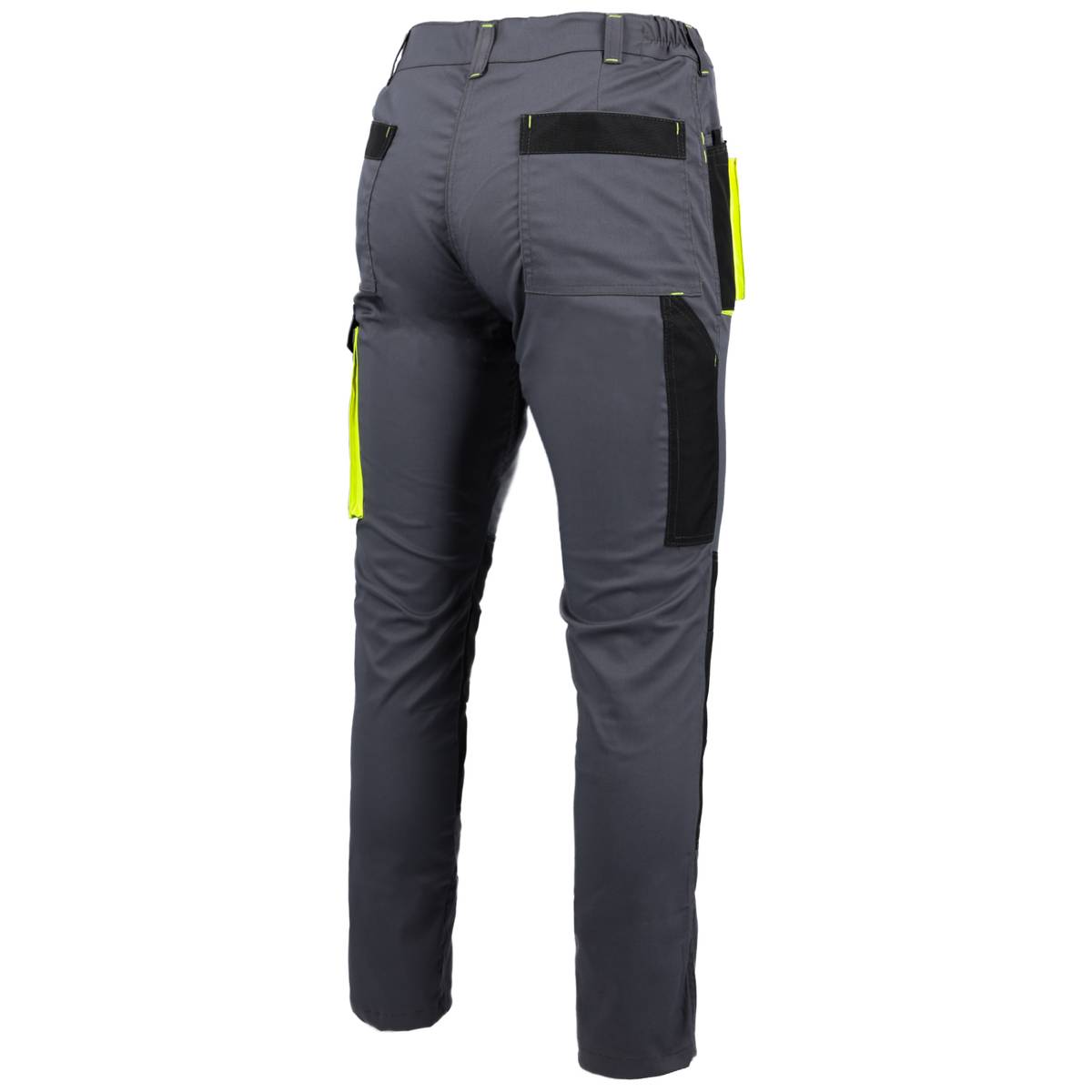 WERKBROEK PROMAN STRETCH 250 GRIJS GEEL - Afbeelding 3