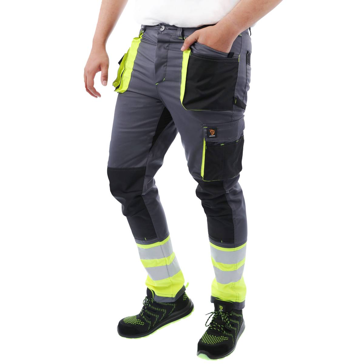 WERKBROEK PROMAN STRETCH 250 GRIJS HV - Afbeelding 5