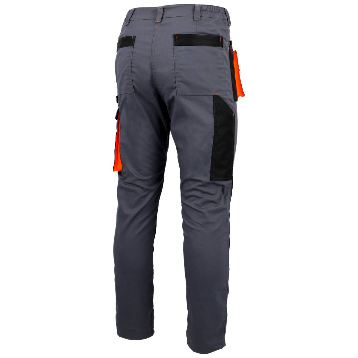 WERKBROEK PROMAN STRETCH 250 GRIJS ORANJE - Afbeelding 3