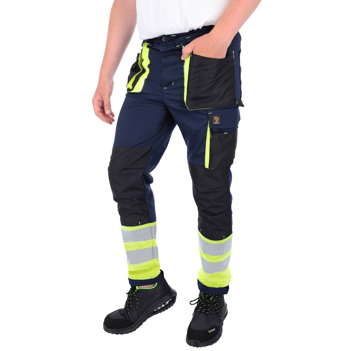WERKBROEK PROMAN STRETCH 250 MARINEBLAUW HV - Afbeelding 5