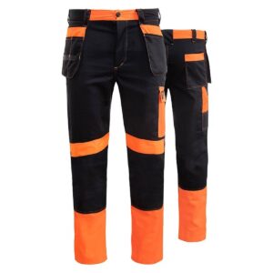WERKBROEK PROMONTER 260 ZWART ORANJE HVP