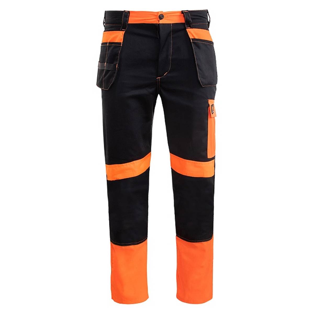 WERKBROEK PROMONTER 260 ZWART ORANJE HVP - Afbeelding 2