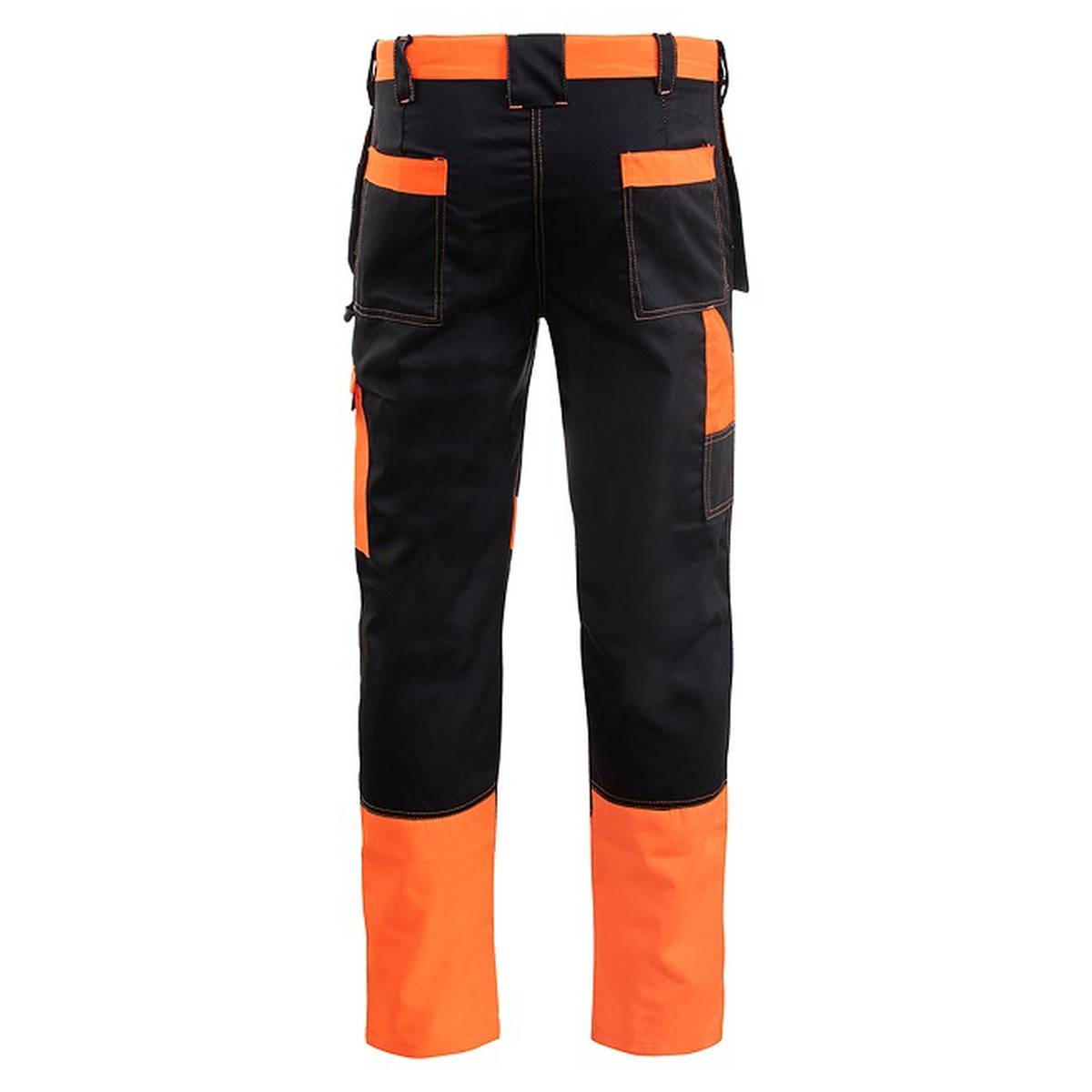 WERKBROEK PROMONTER 260 ZWART ORANJE HVP - Afbeelding 3