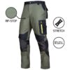 WERKBROEK ULTRATECH RIP-STOP STRETCH GREEN