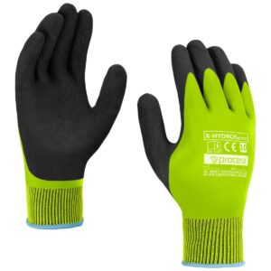 WERKHANDSCHOENEN DUBBEL LATEX GECOAT X-HYDROS GREEN