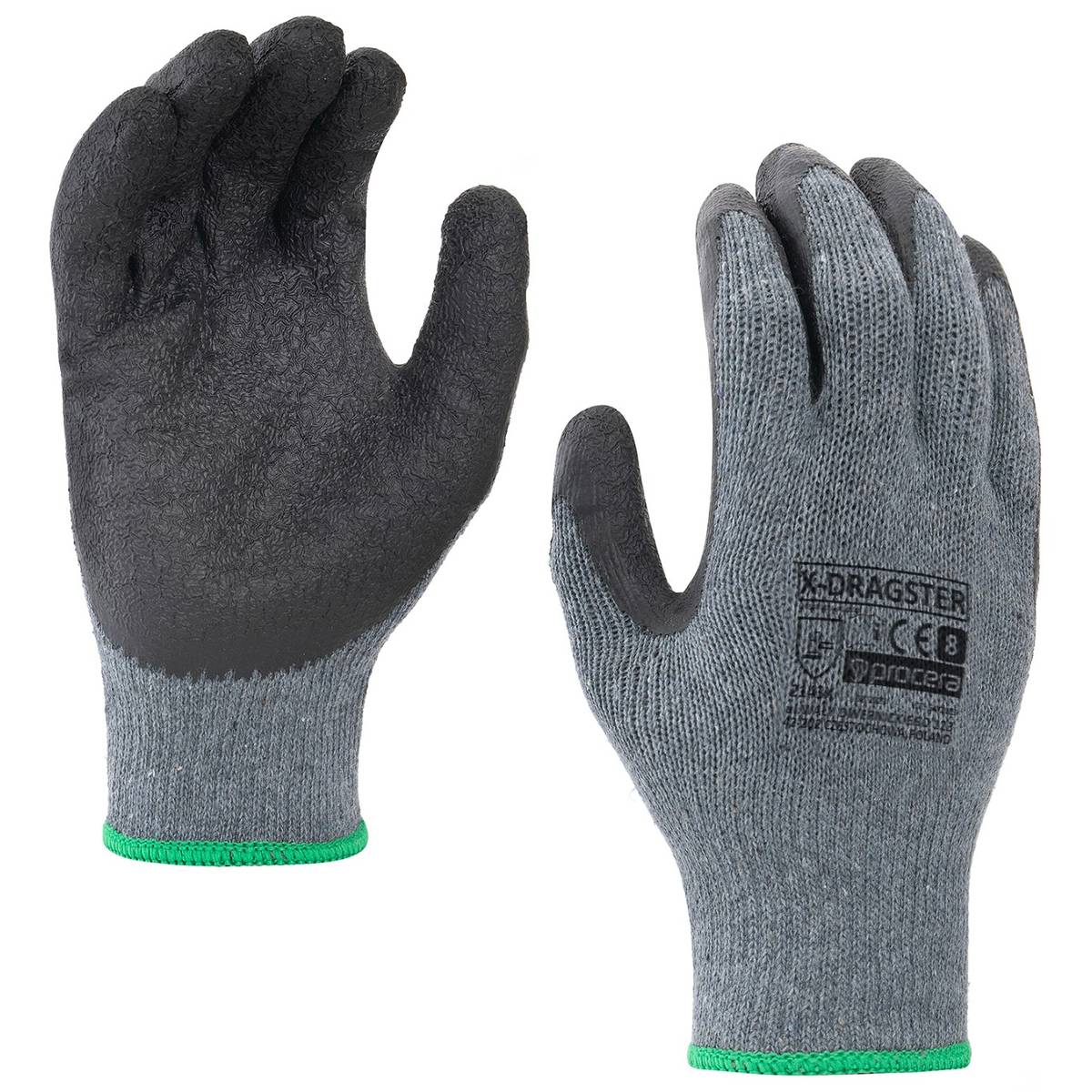 WERKHANDSCHOENEN LATEX GECOAT X-DRAGSTER MAAT 11 AANBIEDING