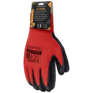 WERKHANDSCHOENEN MET OPHANGLUS LATEX GECOAT X-LATOS
