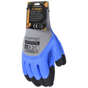 WERKHANDSCHOENEN MET OPHANGLUS LATEX GECOAT X-TARGET