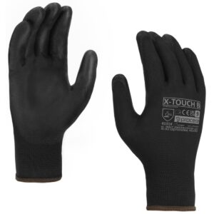 WERKHANDSCHOENEN PU GECOAT X-TOUCH BLACK MAAT 6