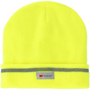 WINTERMUTS ACRYL GEBREID YELLOW REFLECTEREND